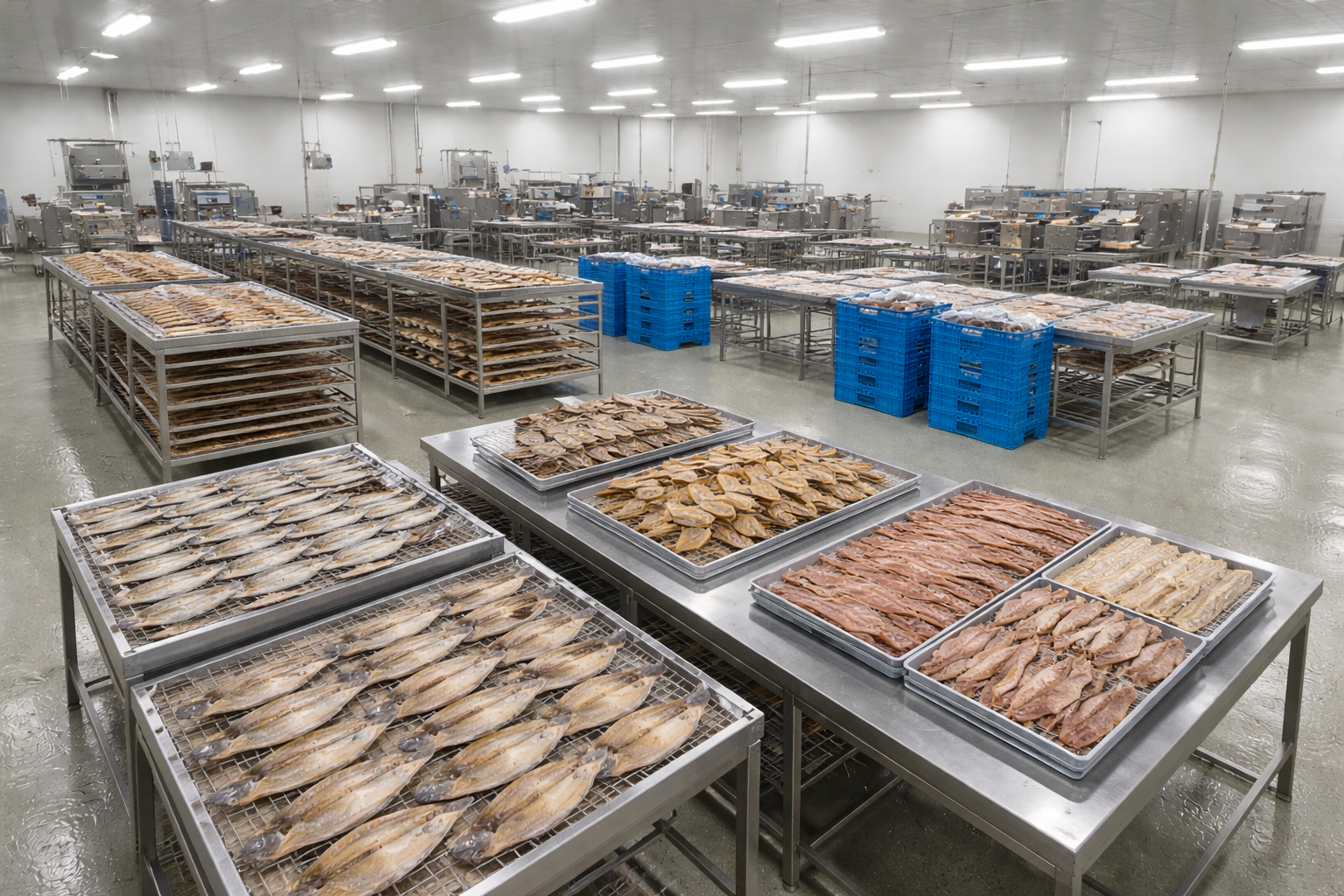 水産加工食品工場　イメージ図